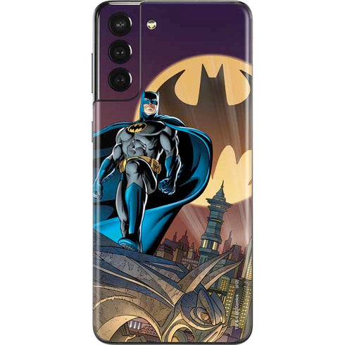DC Comics Batman Action Pose 90's art Galaxy S21 Plus 5G Skin